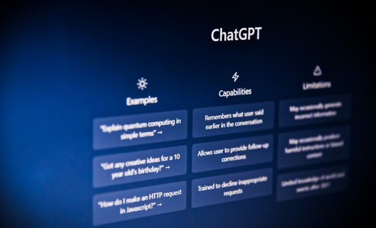 ChatGPT interface and AI citation visibility concept